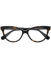 Gucci Classic Square Glasses In 002 Brown