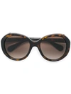 Gucci Round Tinted Sunglasses In Brown