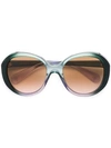 Gucci Gradient Tinted Sunglasses In Green