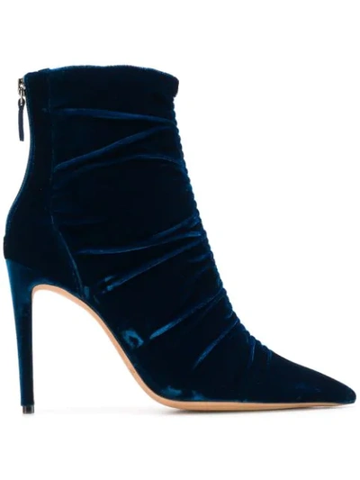 Alexandre Birman Geraffte Stiefeletten In Blue