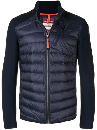 Parajumpers Padded Fleece Jacket In Blue