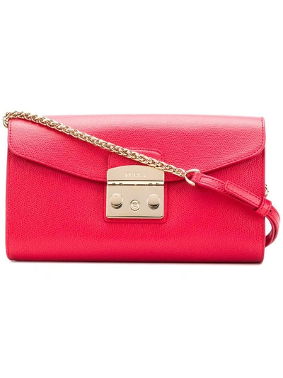 Furla Metropolis Shoulder Bag In Red