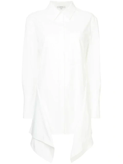 Layeur Pointed Collar Shirt In White