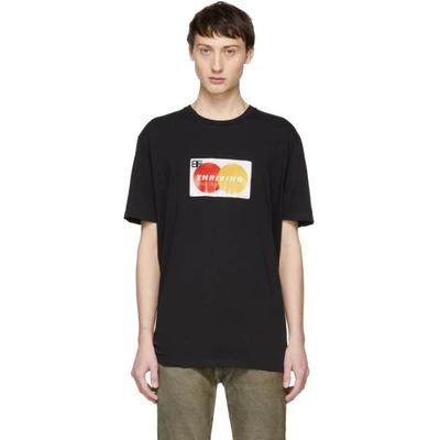 Baja East Black Charge It T-shirt In Embassy 0011