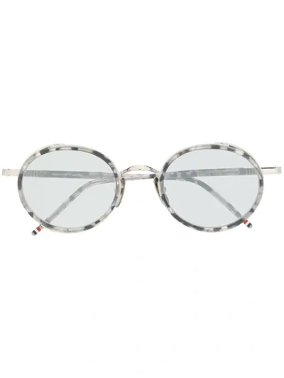 Thom Browne Round Sunglasses In Grey