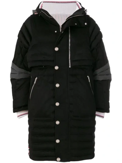 Thom Browne Articulated Down-filled Cashmere Parka - Black