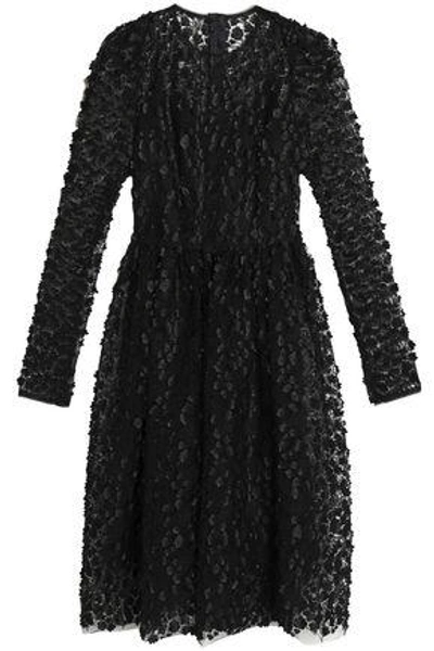 Dolce & Gabbana Woman Embellished Lace Dress Black