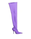 Balenciaga Boots In Purple