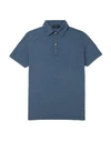 Zanone Polo Shirt In Slate Blue