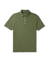 Zanone Polo Shirts In Green