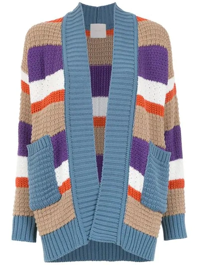 Framed Nkit Knitted Cardigan In Multicolour