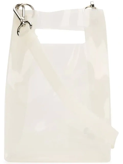 Nana-nana A5 Print Shoulder Bag In White