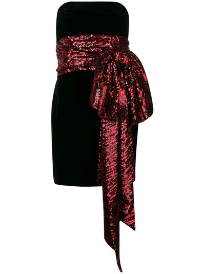 Alexandre Vauthier Oversized Side Bow Dress - Black