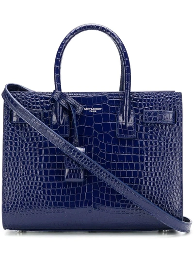 Saint Laurent 'sac Du Jour' Handtasche - Blau In Blue