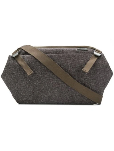Côte And Ciel Top Zipped Briefcase In Grey
