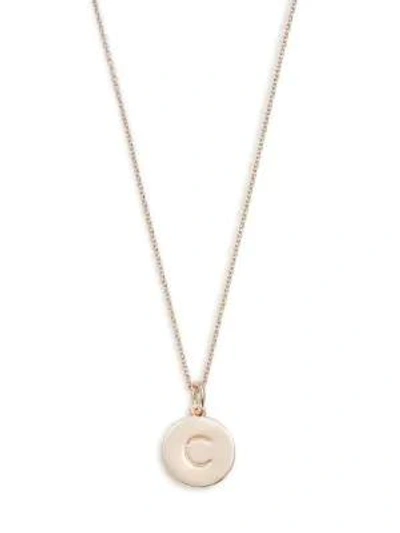 Kate Spade Pendant Necklace In Initial C