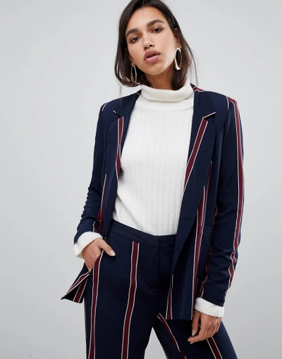 Y.a.s. Striped Blazer Two-piece - Multi