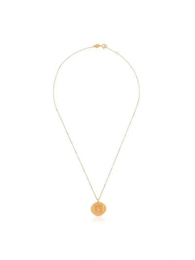 Anni Lu 18k Gold-plated Love Coin Necklace