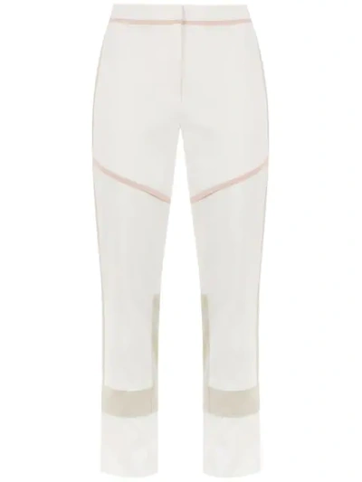 Mara Mac Panelled Pants - White