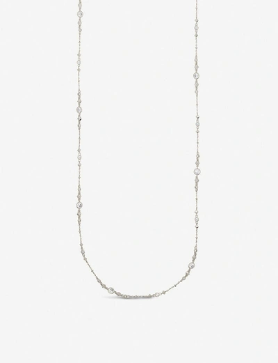 Kendra Scott Wyndham 18ct Rose Gold-plated Brass Vermeil And Cubic Zirconia Necklace