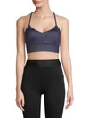 Alo Yoga Lush Sports Bra In Navy