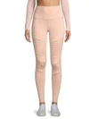 Alo Yoga High Waist Moto Leggings In Nectar