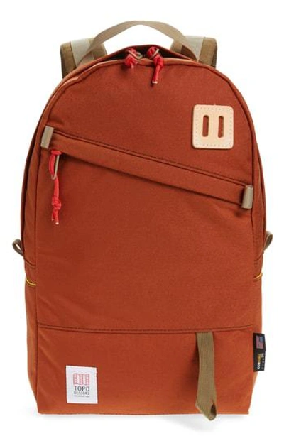 Topo Designs Daypack - Orange In Clay