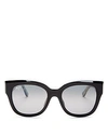 Maui Jim Women's Siren Song Polarized Cat Eye Sunglasses, 54mm In Black Toyko Tortoise/gray