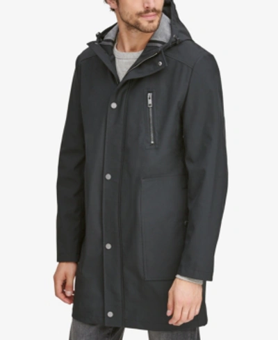 Marc New York Men's Water Resistant Stretch Parka In Black