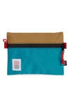 Topo Designs Topo Designs Accessory Bag In Khaki/turquoise
