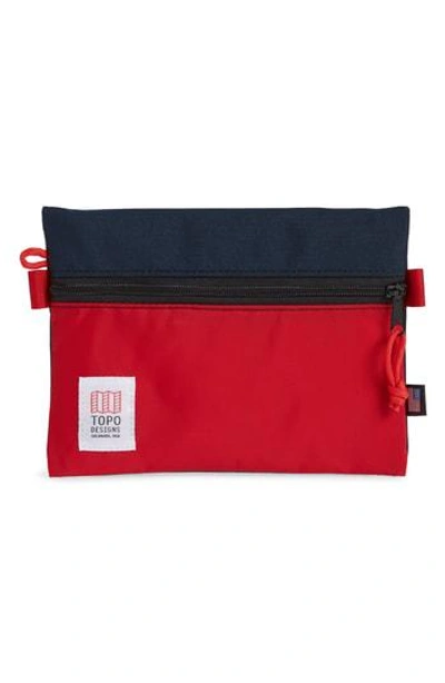 Topo Designs Topo Designs Accessory Bag In Navy/red