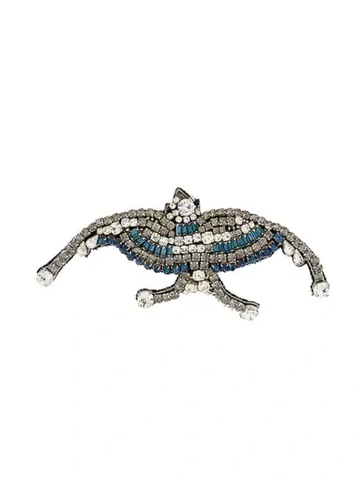 Rochas Shallow Brooche In Metallic