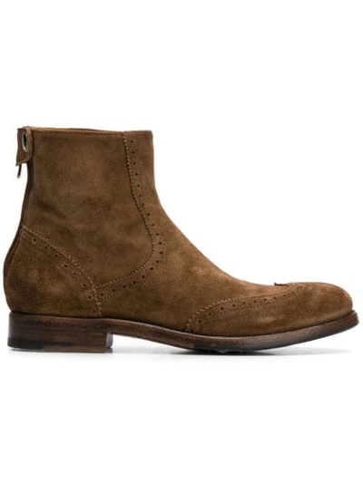 Alberto Fasciani Ankle Boots - 棕色 In Brown