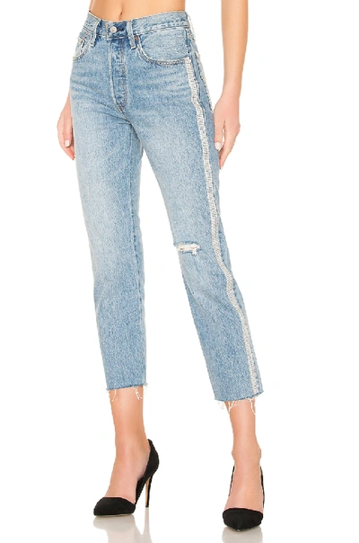 Levi's 501 Ankle Straight Jeans In Diamond In The Rough