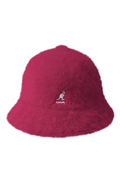 Kangol Furgora Casual Bucket Hat - Pink In Garnet