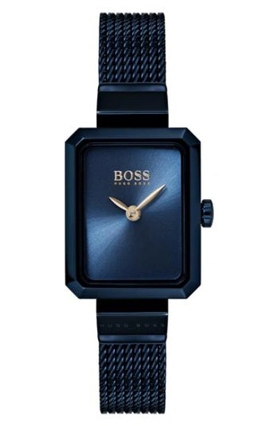 Hugo Boss Whisper Strap Watch, 20mm X 26mm In Blue | ModeSens