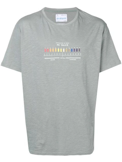 C2h4 Printed Oversized T-shirt - Grey