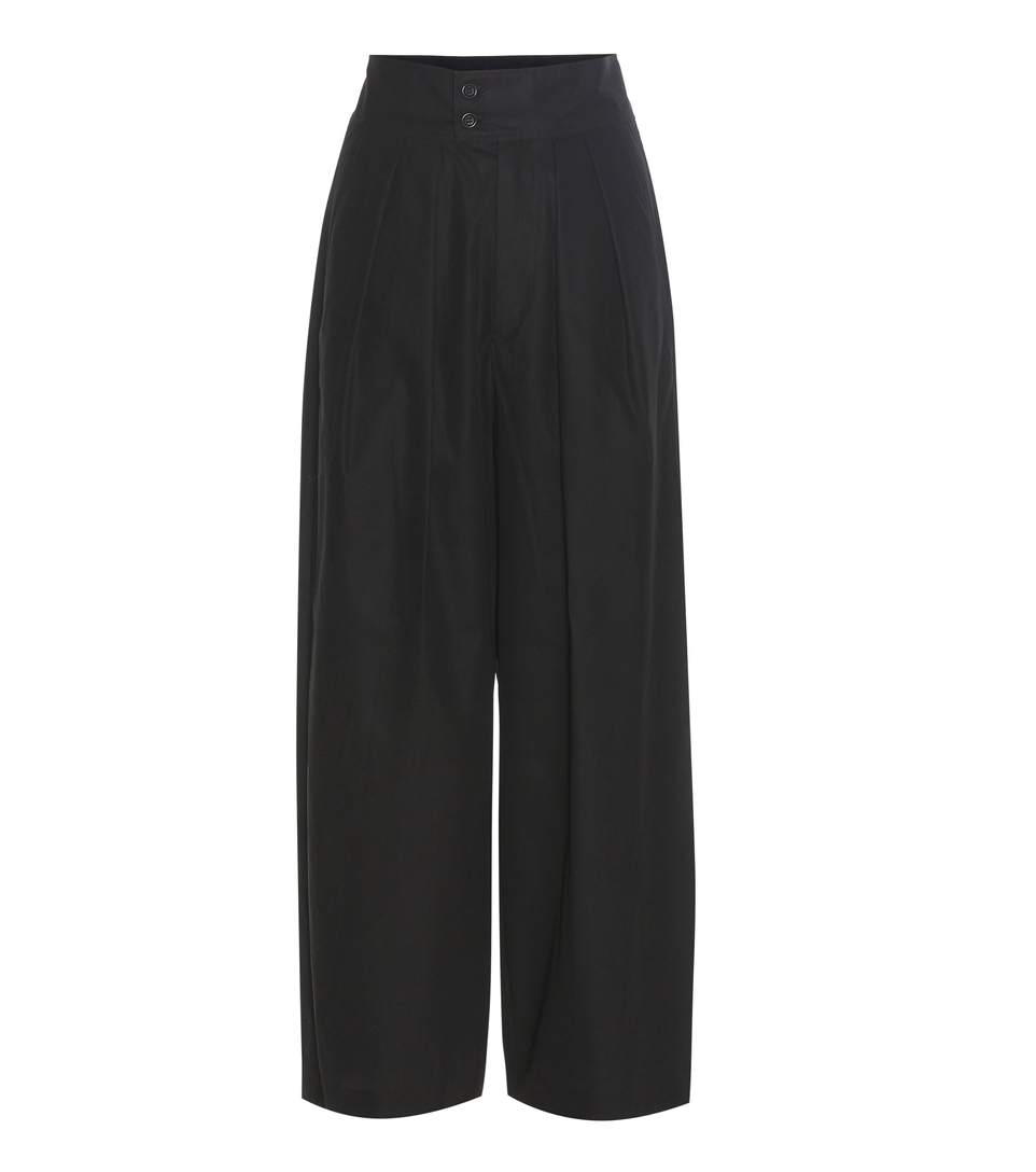 Isabel Marant Leroy Cotton Trousers In Llack | ModeSens