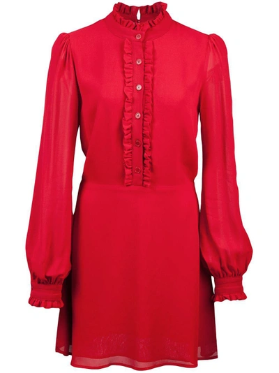 Reformation Mathilda Dress In Red