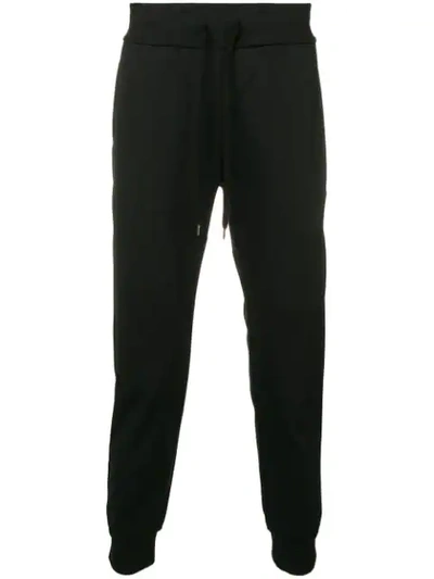 Attachment Drawstring Waist Tapered Trousers - Black