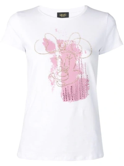 Liu •jo Liu Jo Liu Jo X Disney Round Neck T-shirt - White