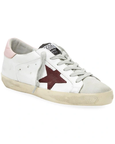 Golden Goose Leather Star Patch Sneaker In White