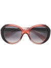 Gucci Round Frame Sunglasses In Brown