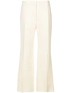 Valentino Flared Tailored Trousers In White