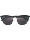 Gucci Clubmaster Style Sunglasses In Black