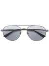 Gucci Classic Aviator Sunglasses In Metallic