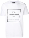 Andrea Crews Graphic Print T-shirt - White
