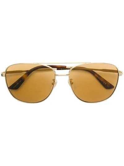 Gucci Navigator Sunglasses In Brown