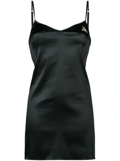 Moschino Nightwear Slip-on Dress - Black