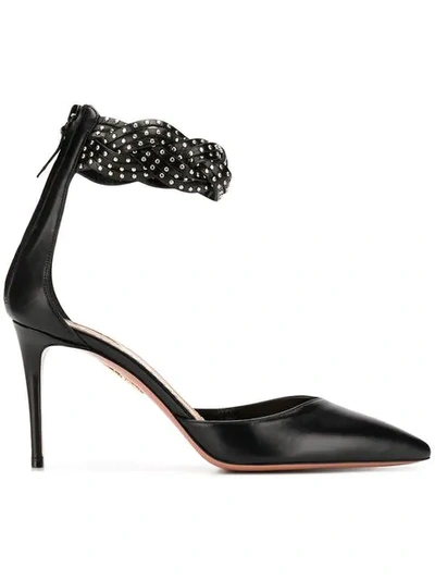 Aquazzura X Claudia Schiffer Liberty Pumps In Black